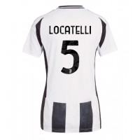 Camisa de Futebol Juventus Manuel Locatelli #5 Equipamento Principal Mulheres 2024-25 Manga Curta